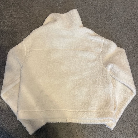 Cream Zip-Up Jacket - Picture 3 of 3